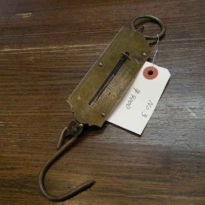 画像1: Old Brass Pocket Balance Scale その３