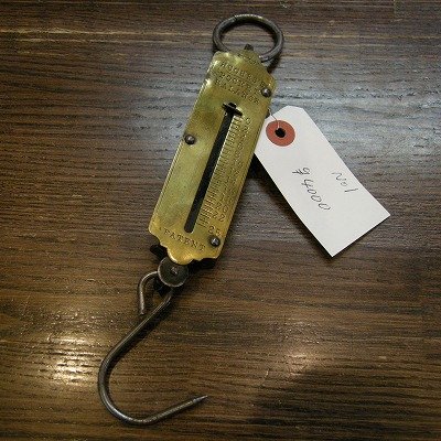 画像1: Old Brass Pocket Balance Scale その１