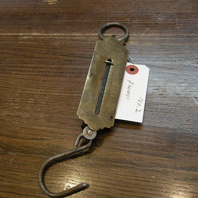 画像1: Old Brass Pocket Balance Scale その２