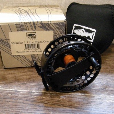 画像1: 【Lamson】 Speedster 1.5 Reel  Black/Orange 