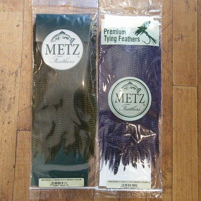 画像2: 【METZ】 Magnum Saddle Grizzly Dyed #1グレード