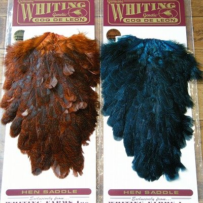 画像2: 【WHITING】 Coq de Leon Dyed Hen Saddle