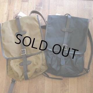 FILSON】 Tin Cloth Backpack - DOLLYVARDEN FLY FISHING SHOP