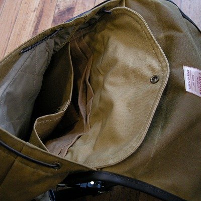 画像3: 【FILSON】 Tin Cloth Backpack