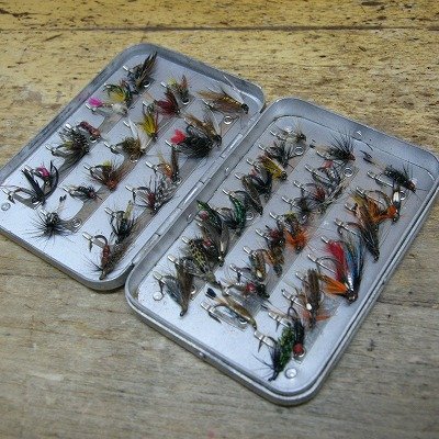 画像1: 【HARDY】 WET FLY BOX (フライ付)