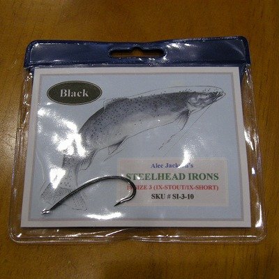 画像1: 【Alec Jackson's】 STEELHEAD IRONS Black