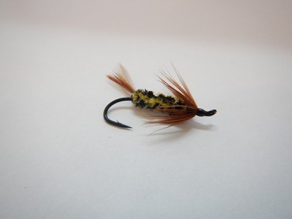 画像1: 【Aqua Flies】 Brindle Yellow/Black (1)