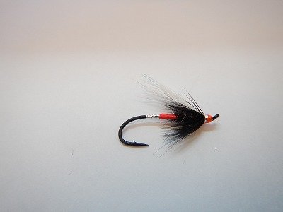 画像1: 【Aqua Flies】 Fire Butt Skunk Black/Red