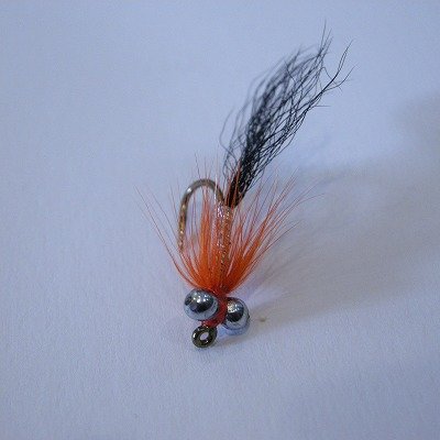 画像1: 【Aqua Flies】 Silver Comet (Silver/Black/Orange)