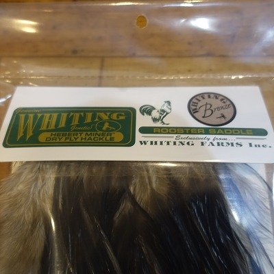 画像1:  【WHITING】 Hebert Bronze Grade Rooster Saddle Black #14