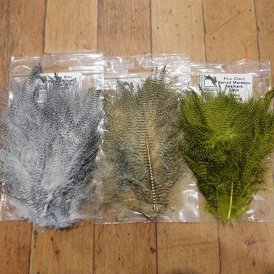 画像2: 【HARELINE】Fine Black Barred Marabou