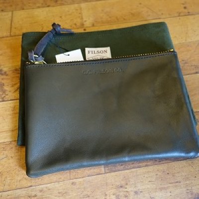 画像2: 【FILSON】 LEATHER POUCH (S) (M) (L)