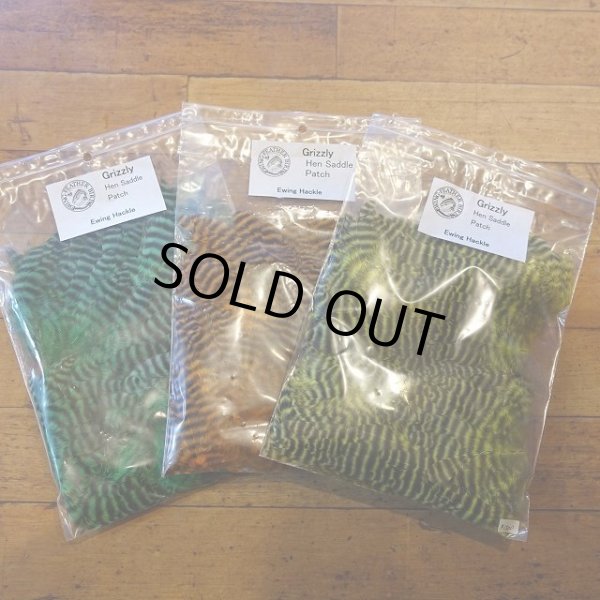 画像3: 【Ewing】 grizzly hen saddle patch (3)