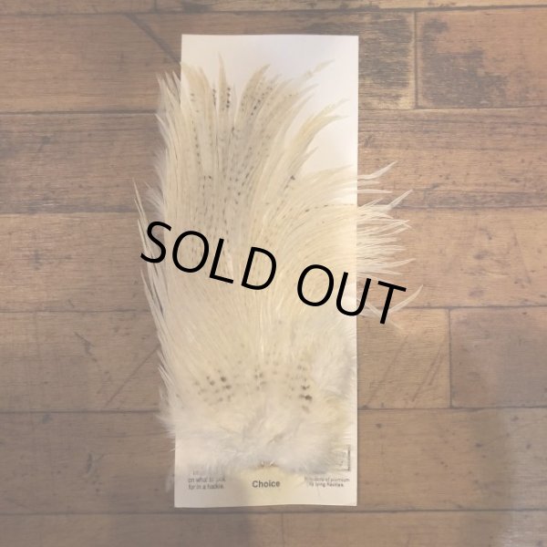 画像2: 【Spencer'sHackles】 Cock Saddle Choise BARRED WHITE #3 (SALE) (2)