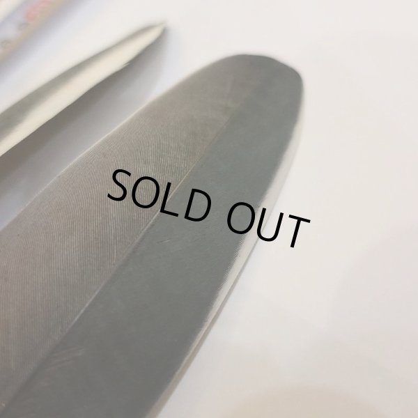 画像2: Marabou Stork ホワイトエッジクイル S(No.3) (2)