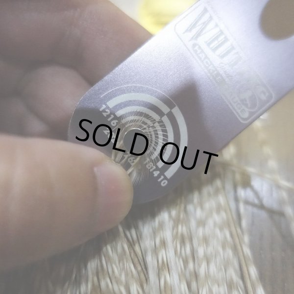 画像2: 【WHITING】 Rooster Saddle Pro Grade Dun Grizzly #14-16 (2)