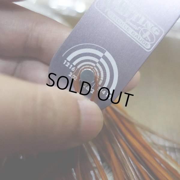 画像2: 【WHITING】 Rooster Saddle Pro Grade Brown #14-16 (2)