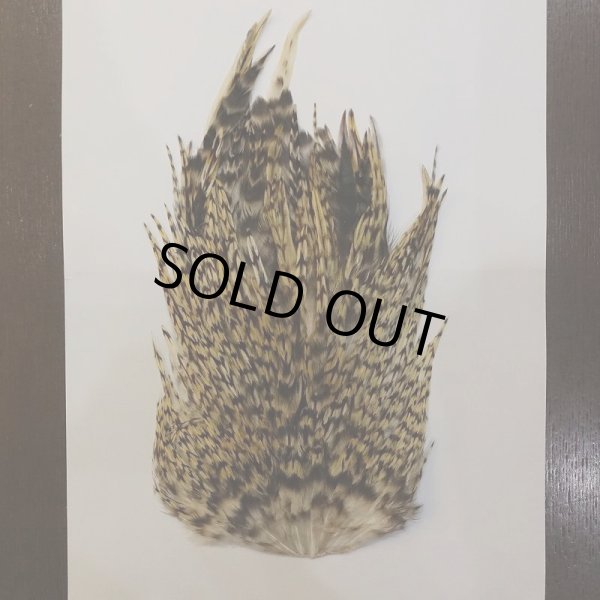 画像2: 【ANGLE】インドコックサドルパッチ(グリズリー) (2)