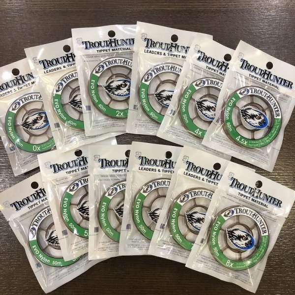 画像1: 【TROUT HUNTER】EVO NYLON TIPPET エボ ナイロン・ティペット (1)