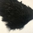 画像2: 【ANGLE】ソフトハックルヘンサドル パッチ HEN SADDLE - BLACK (2)