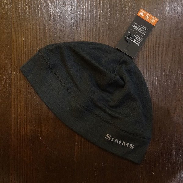 画像1: 【SIMMS】LIGHTWEIGHT WOOL LINER BEANIE - CARBON(SALE) (1)
