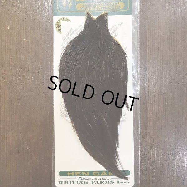 画像1: 【WHITING】Hebert Hen Cape - DARK BROWN DUN No.1 (1)