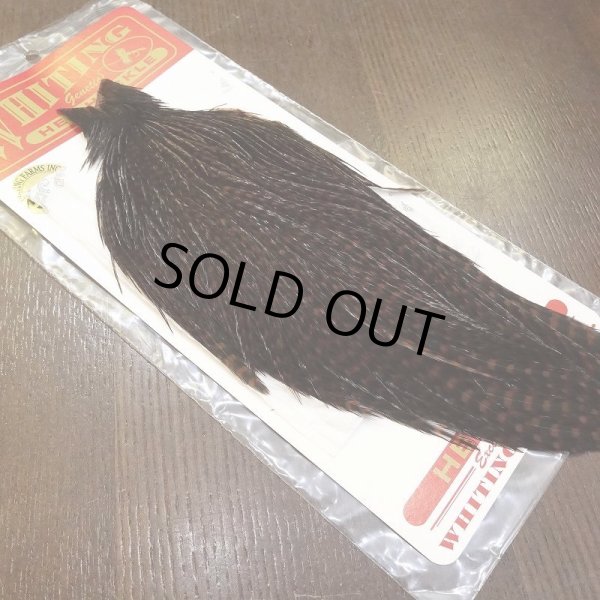 画像2: 【WHITING】Hen Cape - Grizzly/Coachman Brown No.1 (2)
