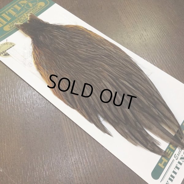 画像2: 【WHITING】Hebert Hen Cape - DARK GREY DUN No.1 (2)