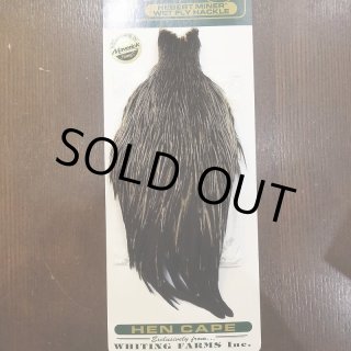 WHITING】Hebert Silver Grade Cape Medium Brown Dun