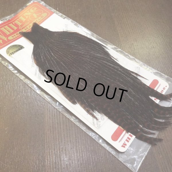 画像2: 【WHITING】Hen Cape - Grizzly/Coachman Brown No.2 (2)