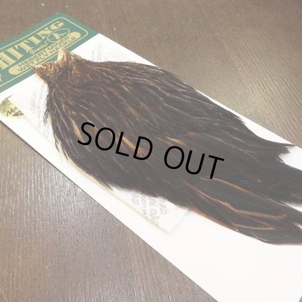 画像2: 【WHITING】Hebert Hen Cape - Brown No.3 (2)