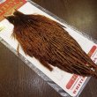 画像2: 【WHITING】Hen Cape - BARRED DARK GINGER No.1 (2)