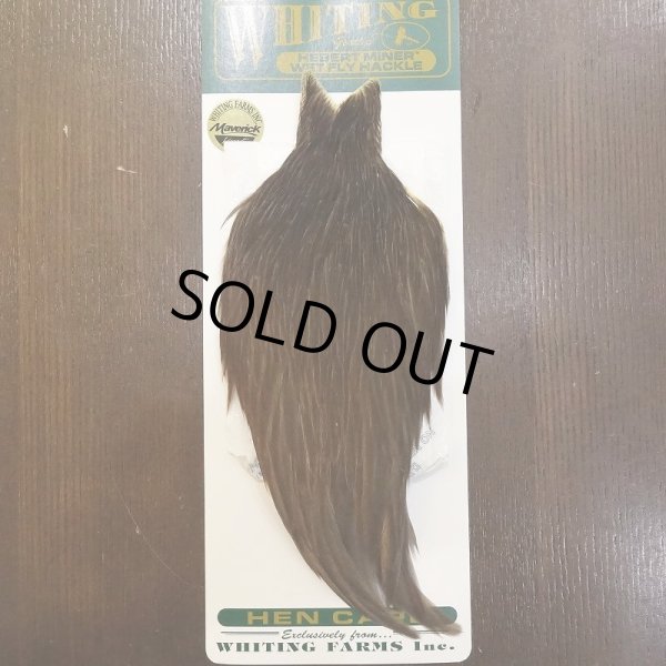 画像1: 【WHITING】Hebert Hen Cape - DARK BROWN DUN No.2 (1)