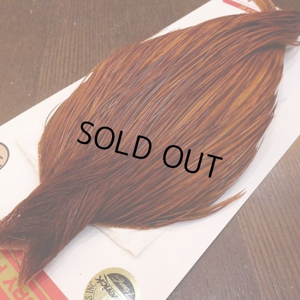 画像2: 【Whiting】ROOSTER CAPE Bronze Grade - DYED BROWN No.1 (2)