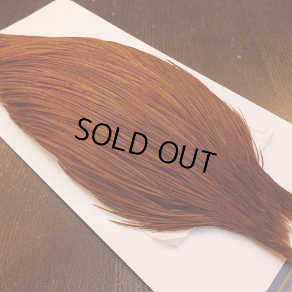 画像3: 【WHITING】High & Dry ROOSTER Cape - DYED BROWN No.1 (3)