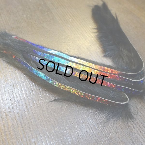 画像2: 【HARELINE】Bling Rabbit Strips - Black (2)