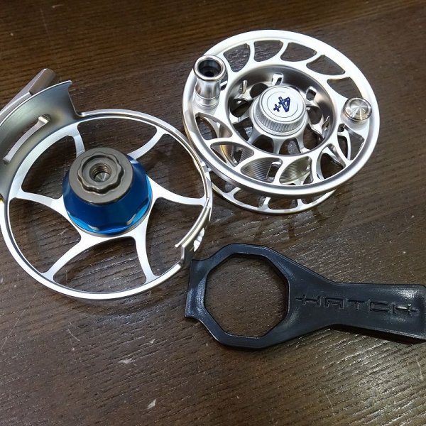 画像6: 【HATCH】ICONIC 4 PLUS REEL LA - CLEAR/BLUE (6)