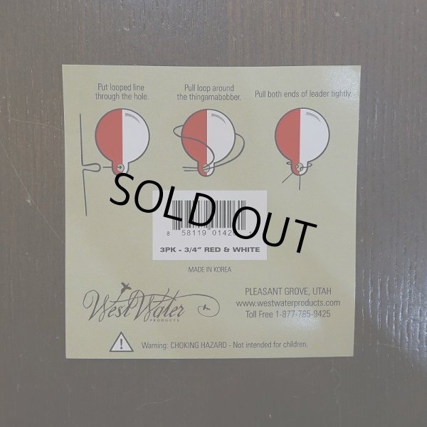 画像3: 【WestWater】Thingama bobber Half and Half 3/4" 3Pack (3)