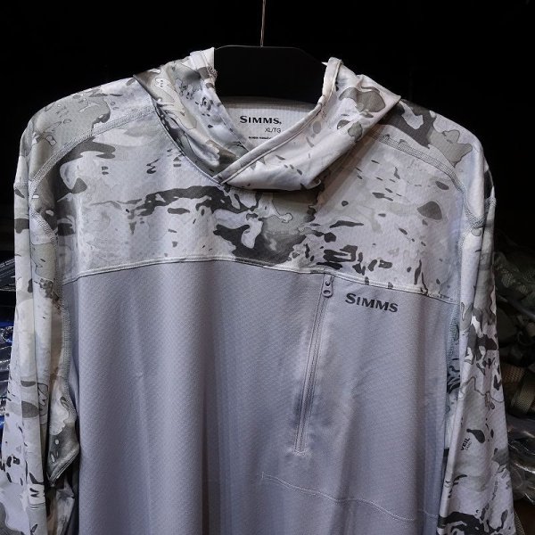 画像3: 【SIMMS】SOLARFLEX ULTRACOOL HOODY - CLOUD CAMO GREY #US-L(SALE) (3)