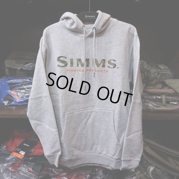 画像1: 【SIMMS】LOGO HOODY - Grey Heather (1)