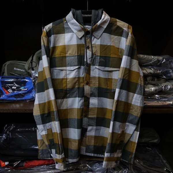 画像1: 【SIMMS】COLDWEATHER HOODY - DARK BRONZE BUFFALO PLAID(SALE) (1)