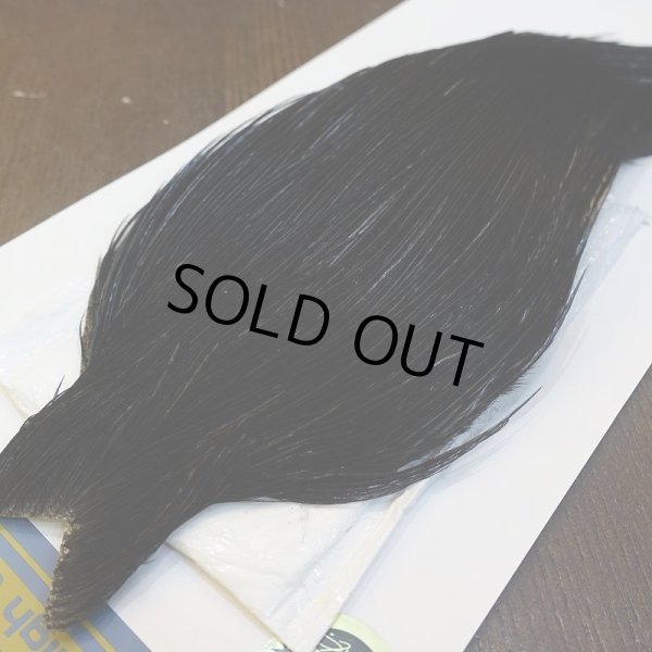 画像2: 【WHITING】High & Dry ROOSTER Cape - DYED BLACK No.4 (2)