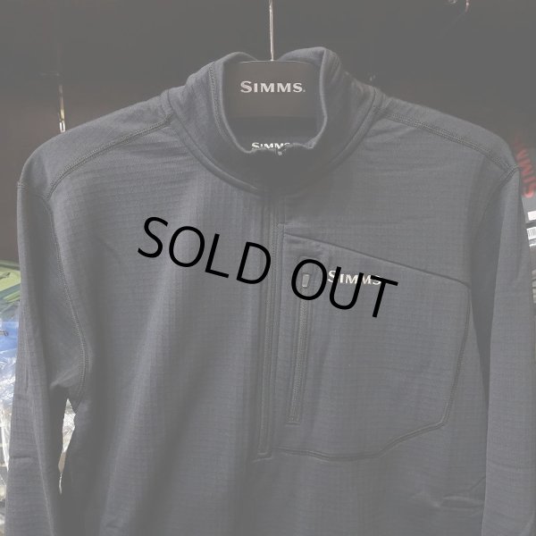 画像2: 【SIMMS】Thermal 1/4 Midlayer ZIP TOP - BLACK(SALE) (2)