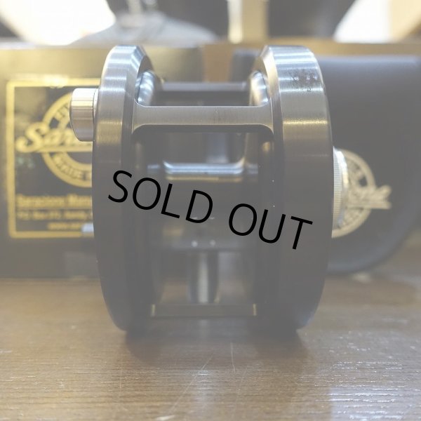 画像2: 【SARACIONE】Mark V Model 3 3/4" Standard Salmon Reel - ALL BLACK (2)