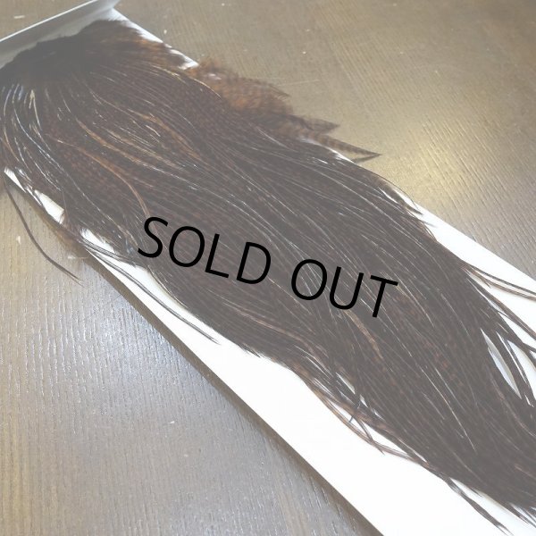 画像2: 【WHITING】High & Dry ROOSTER SADDLE - GRIZZLY/COACHMAN BROWN #16 (2)