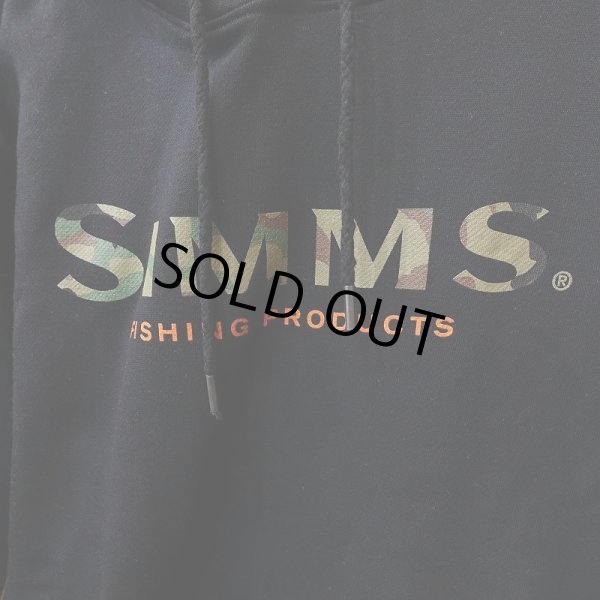 画像2: 【SIMMS】LOGO HOODY - Black (2)
