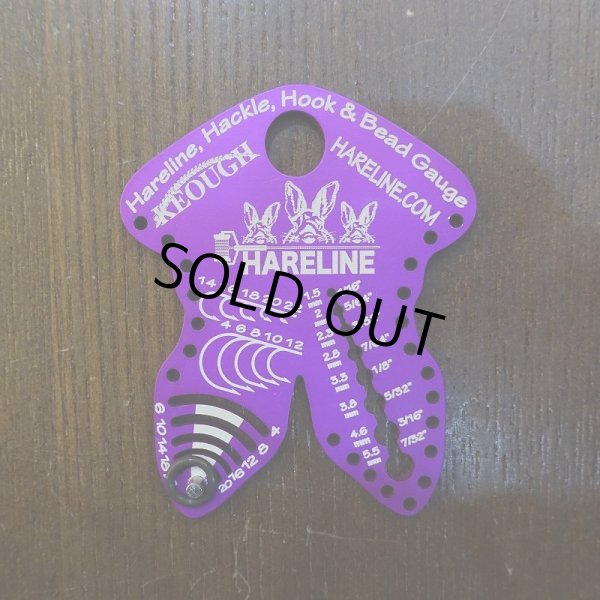 画像2: 【HARELINE】Hackle, Hook and Bead Gauge(ハックルゲージ) (2)