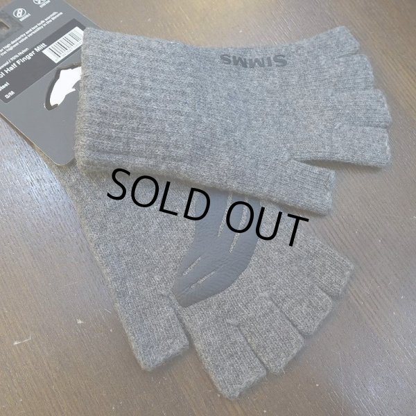 画像2: 【SIMMS】WOOL HALF FINGER MITT (2)