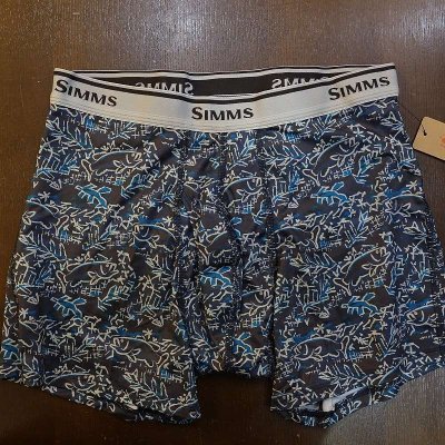 画像1: 【SIMMS】SIMMS BOXER BRIEF - FISH GRASS(SALE)