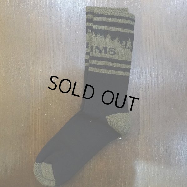 画像2: 【SIMMS】DAILY SOCK TREELINE - MOSS (2)